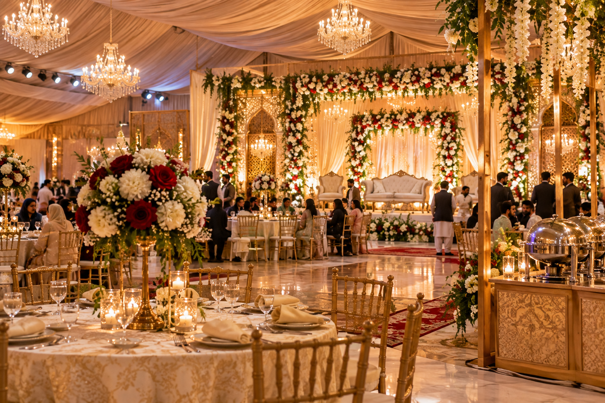 Lavish South Asian Wedding Reception