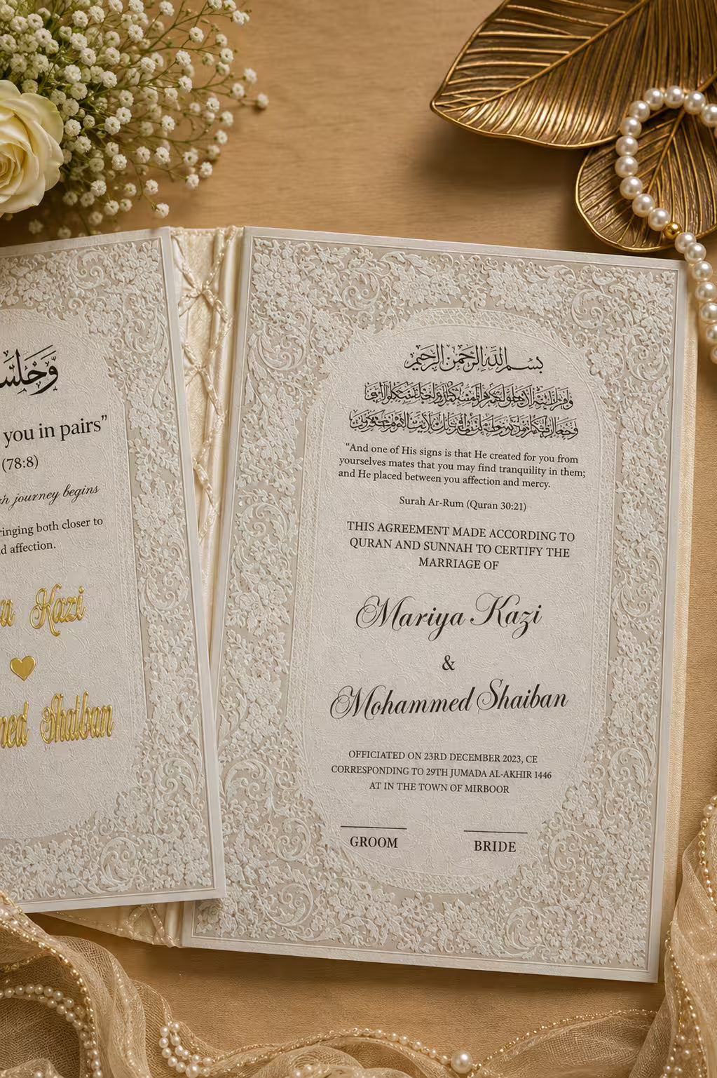 Nikah Booklet