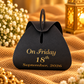Personalised Black & Gold Wedding Favour Box