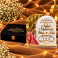Royal Acrylic Arch Nikah Nama Thumbprint Plaque with Box